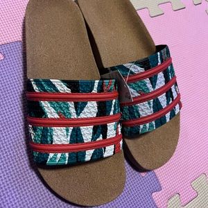 Adidas adilette cork slides sz 11